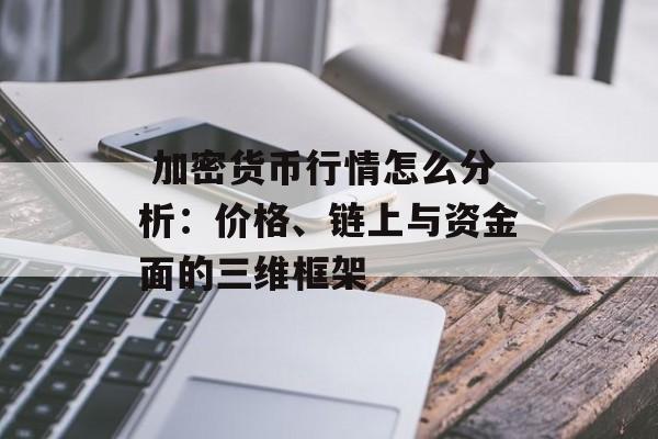  加密货币行情怎么分析：价格、链上与资金面的三维框架